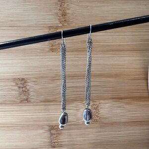 Elegant Silver Dangle Earrings